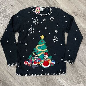 Vintage Mickey Kids Christmas sweater